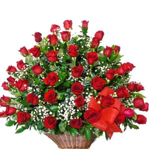 arreglo 48 rosas irania floristeria bogota