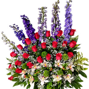 arreglo rosas, orquideas, irania floristeria