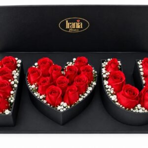 irania floristeria caja de letras  I ❤️ U